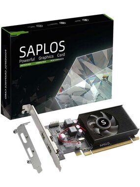 High-Performance Graphics Card, Dual HDMI, 1GB GDDR3, 64-bit Video Card for PC